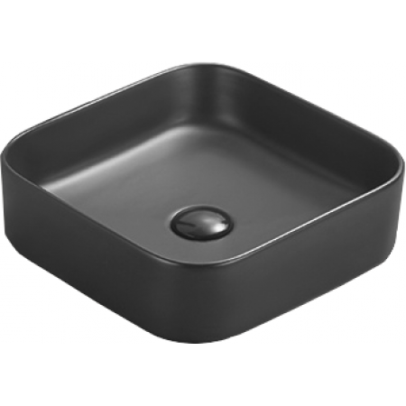Умивальник (раковина) MEXEN VENA 37 BLACK MATT чорний накладний