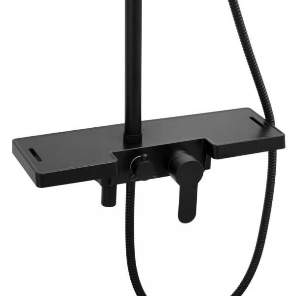 Душовий гарнітур YOKA OSLO 30 BLACK з виливом