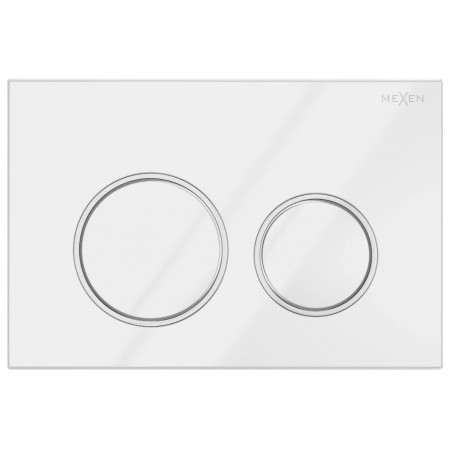 Кнопка змиву для інсталяції MEXEN FENIX 07 XS WHITE GLOSSY *