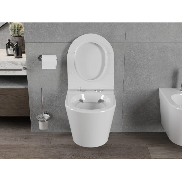 Підвісний унітаз MEXEN RICO WHITE FLAT білий