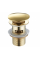 Донний клапан для раковини MEXEN CLICK-CLACK GOLD з переливом *