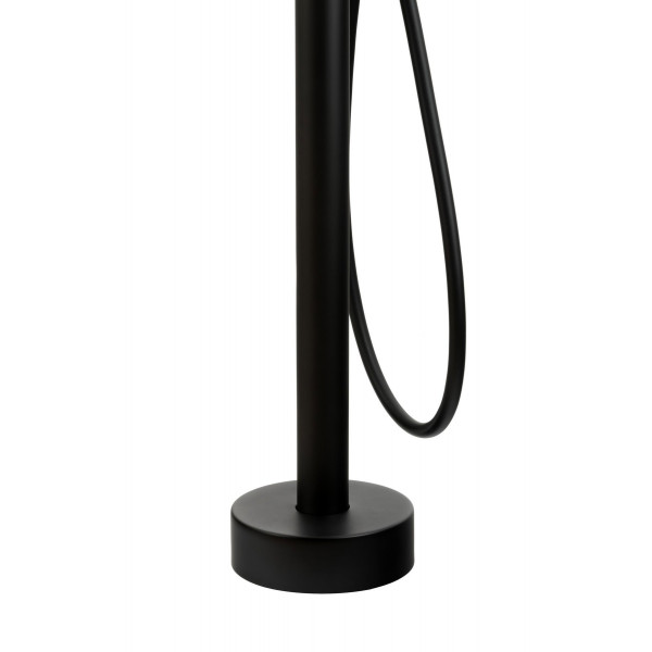 Змішувач для ванни CORSAN LUGO BLACK MATT чорний підлоговий