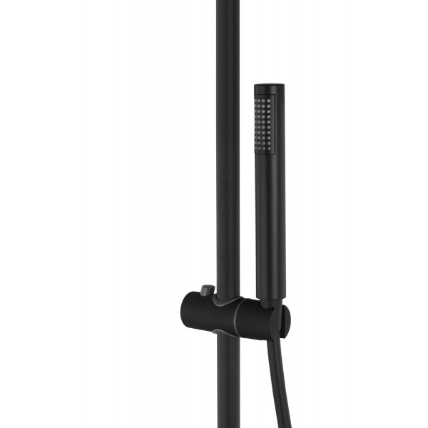 Душовий гарнітур CORSAN LUGO BLACK MATT з виливом *