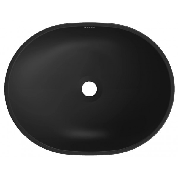 Умивальник (раковина) MEXEN VIKI SILVER BLACK MATT із візерунком накладної