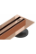 Трап для душу MEXEN FLAT 80 SLIM ROSE GOLD 360 ° золото рожеве