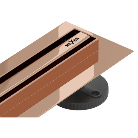 Трап для душу MEXEN FLAT 80 SLIM ROSE GOLD 360 ° золото рожеве