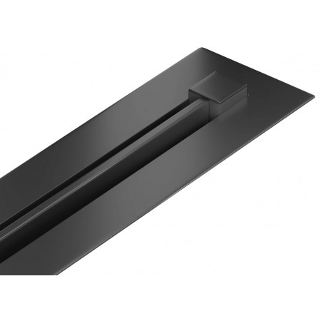 Трап для душу MEXEN FLAT 100 SUPER SLIM BLACK 360 ° чорний