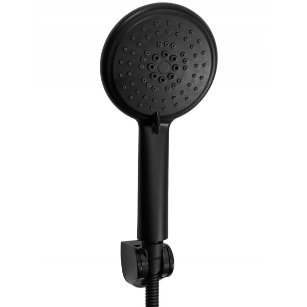 Змішувач для ванни та душу REA DART BLACK настінний без виливу
