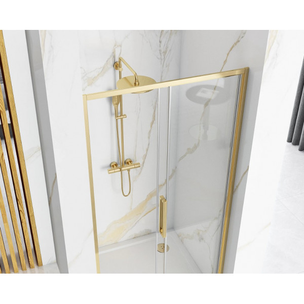 Душові двері REA RAPID SLIDE 140 GOLD