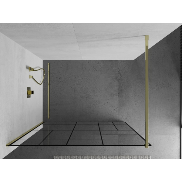 Душова стінка MEXEN KIOTO 100 LOFT-2 GOLD