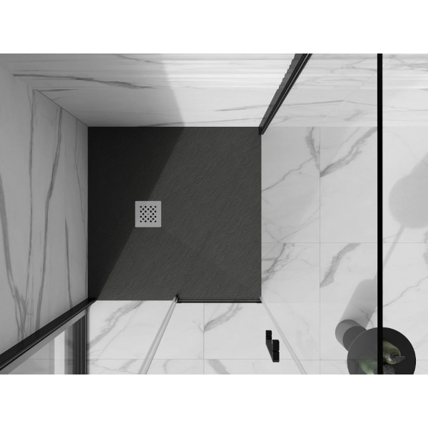 Душовий піддон MEXEN STONE+ 100x100 ANTHRACITE