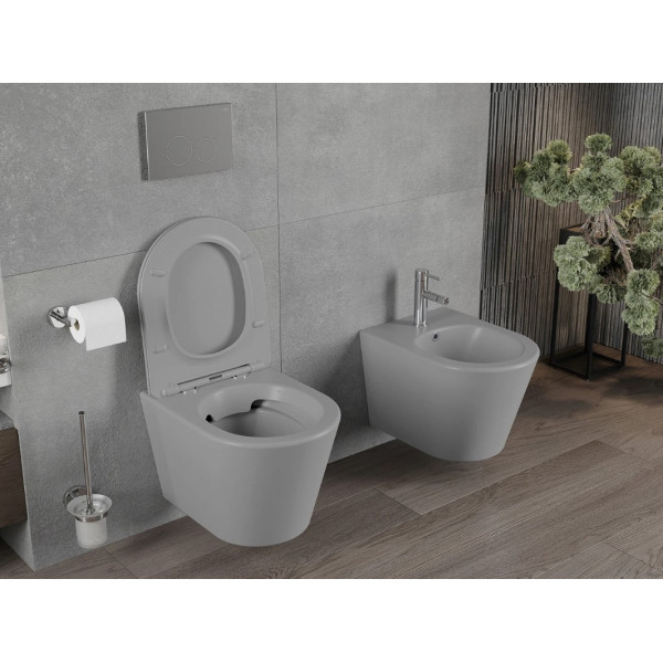 Підвісний унітаз MEXEN RICO LIGHT GREY MATT світло-сірий *
