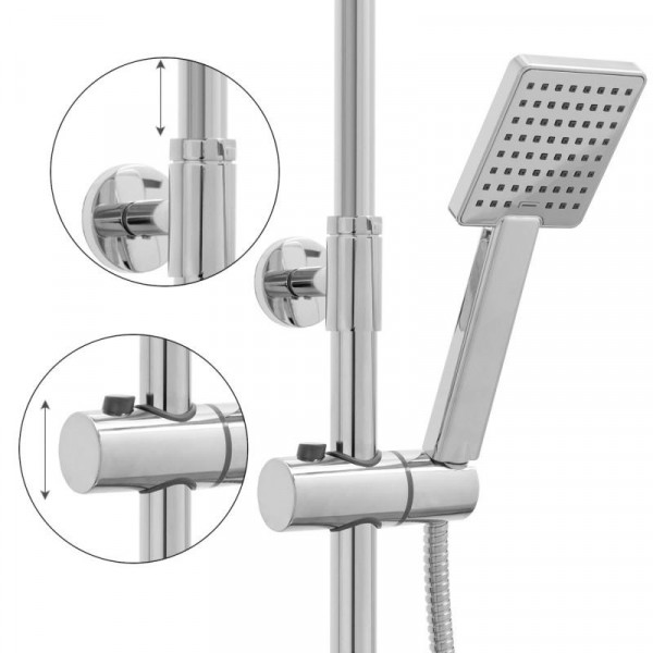 Душовий гарнітур YOKA OSLO 25 CHROME з виливом *
