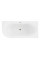 Ванна кутова MEXEN MIA 170x80 WHITE-G акрилова права