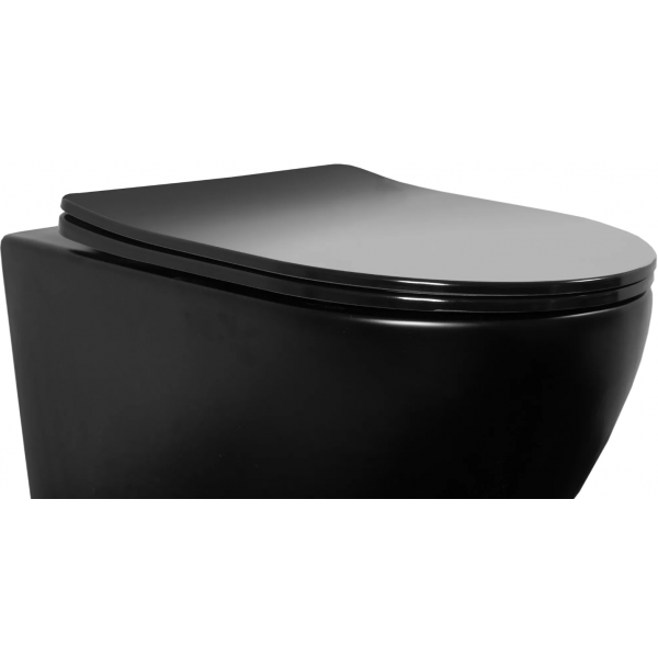 Сидіння для унітазу REA FLAT BLACK *