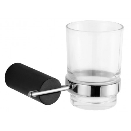 Склянка для зубних щіток MEXEN ARON BLACK CHROME *