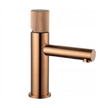 Змішувач для раковини (умивальника) MEXEN ELBA ONE ROSE GOLD рожеве золото низький