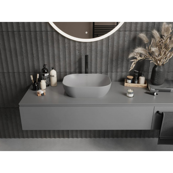 Умивальник (раковина) MEXEN ROSA LIGHT GREY MATT накладний