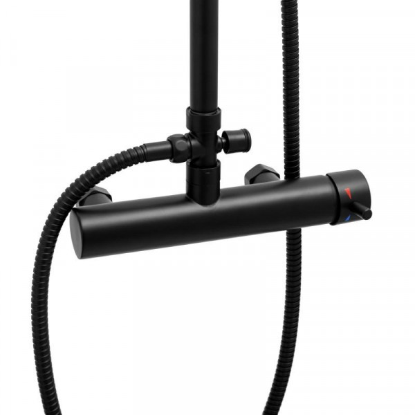 Душовий гарнітур YOKA BERGEN 25 BLACK чорний