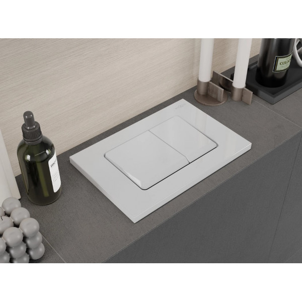 Кнопка змиву для інсталяції MEXEN FENIX 10 XS WHITE GLOSSY *