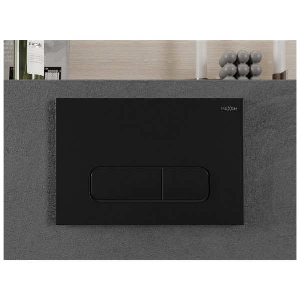 Кнопка змиву для інсталяції MEXEN FENIX 02 BLACK