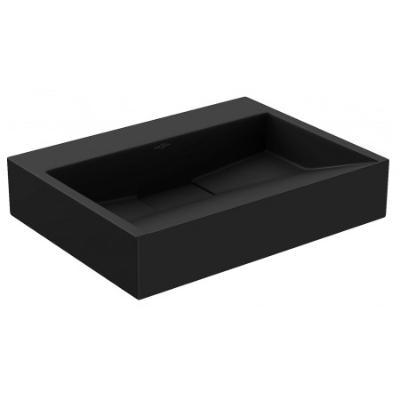 Умивальник (раковина) MEXEN AVA 50 BLACK MATT B/O накладний підвісний