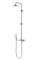 Душовий гарнітур CORSAN KLAR FIBER CHROME WHITE *
