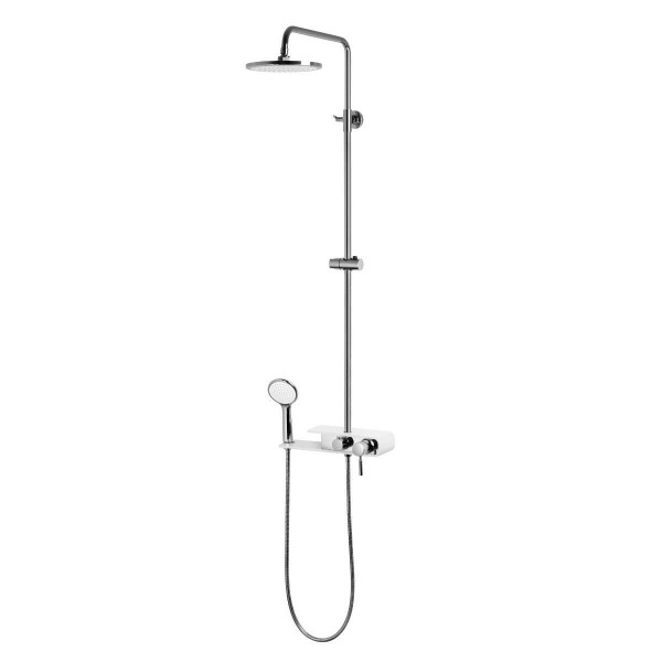 Душовий гарнітур CORSAN KLAR FIBER CHROME WHITE *