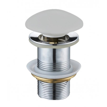 Донний клапан для раковини MEXEN CLICK-CLACK PLATINUM GREY MATT без переливу *
