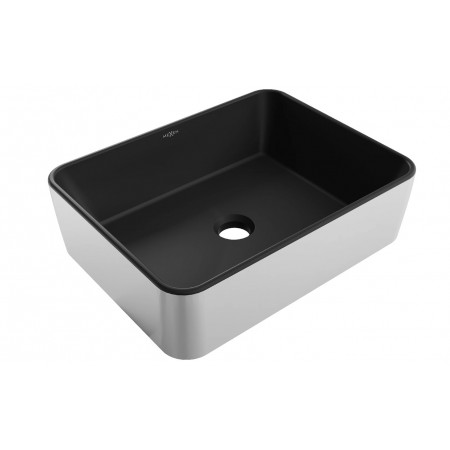 Умивальник (раковина) MEXEN CATIA SILVER BLACK MATT накладний