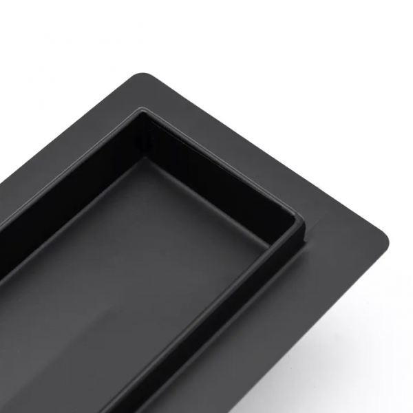 Трап для душу REA GREEK 80 PRO BLACK чорний