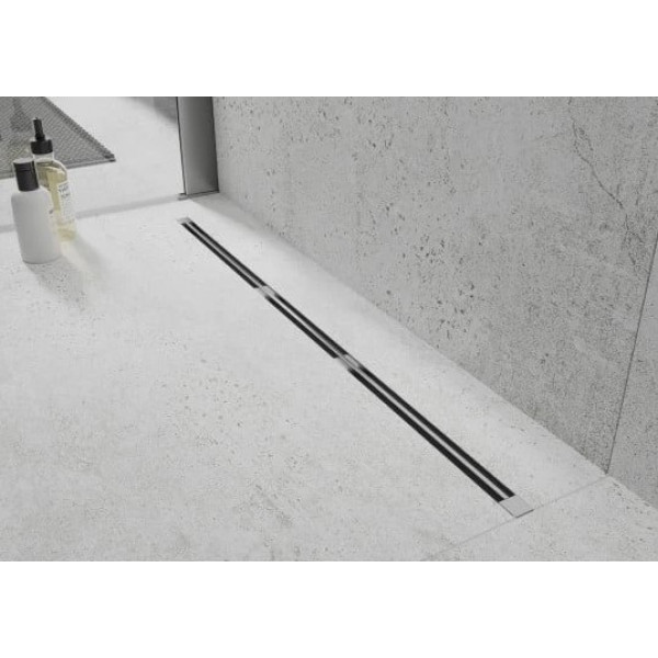 Трап для душу MEXEN FLAT 120 SUPER SLIM 360° сталь