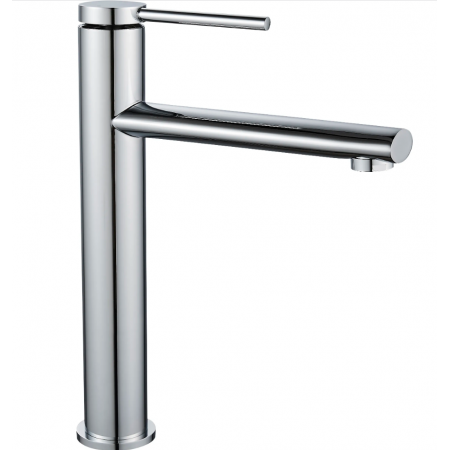 Змішувач для раковини (умивальника) REA OVAL CHROME хром високий *