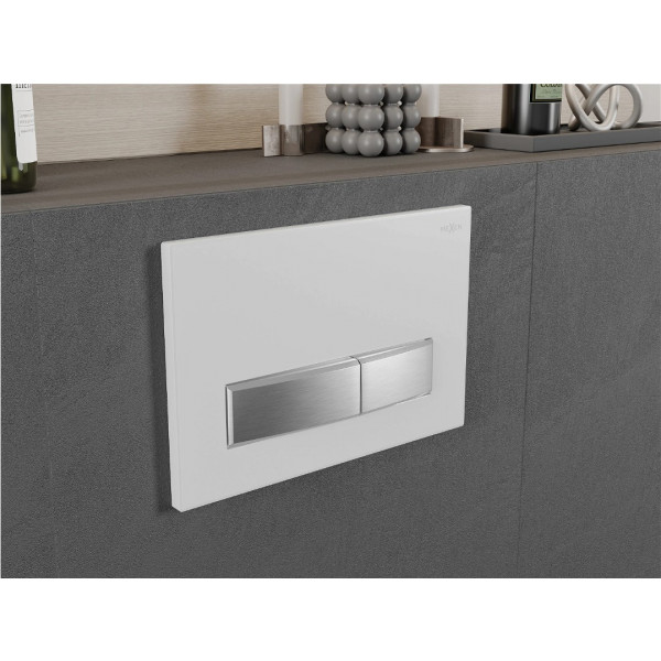 Кнопка змиву для інсталяції MEXEN FENIX 09 WHITE CHROME *
