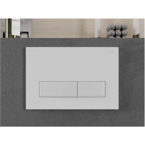 Кнопка змиву для інсталяції MEXEN FENIX 09 WHITE MATT *