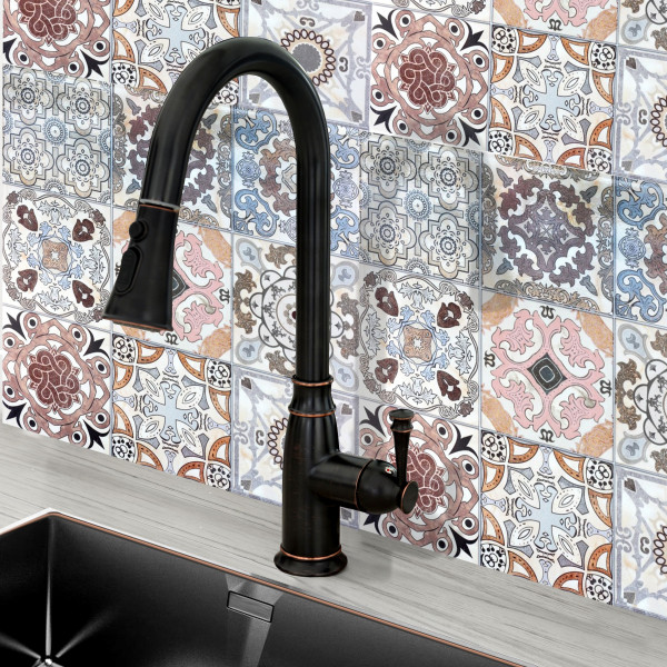 Змішувач для кухні REA DECO OLD BLACK чорний