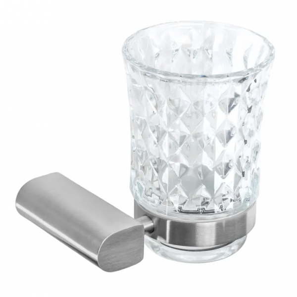 Склянка для зубних щіток REA 322224 NICKEL BRUSHED *
