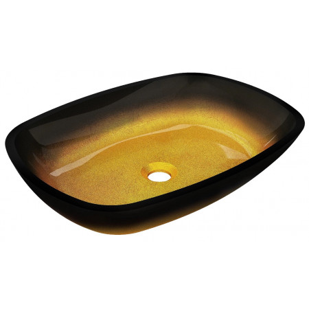 Умивальник (раковина) MEXEN ARAKS DARK GOLD накладний