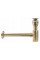 Сифон для раковини REA BRUSHED GOLD універсальний + CLICK-CLACK