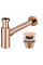 Сифон для раковини REA ROSE GOLD універсальний + CLICK-CLACK *