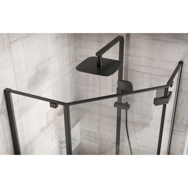 Душова кабіна REA DIAMOND 100х100 BLACK
