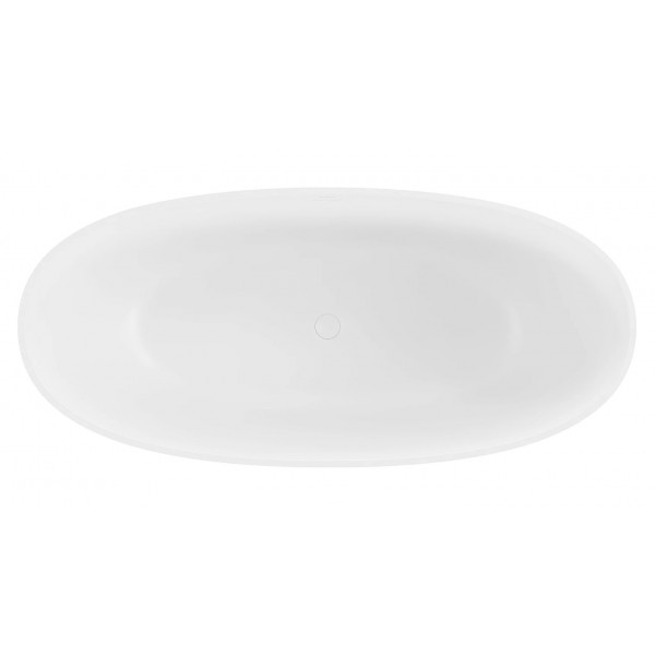Ванна окрема MEXEN BARI 165х75 WHITE MATT з штучного каменю