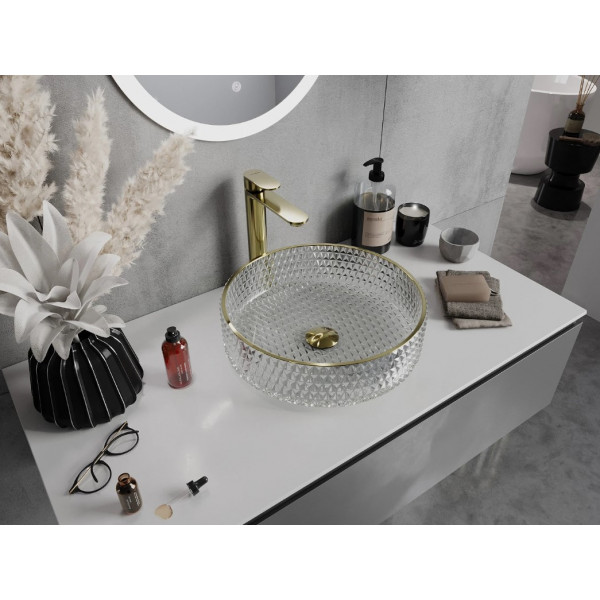 Умивальник (раковина) MEXEN AURA GOLD EDGE накладний
