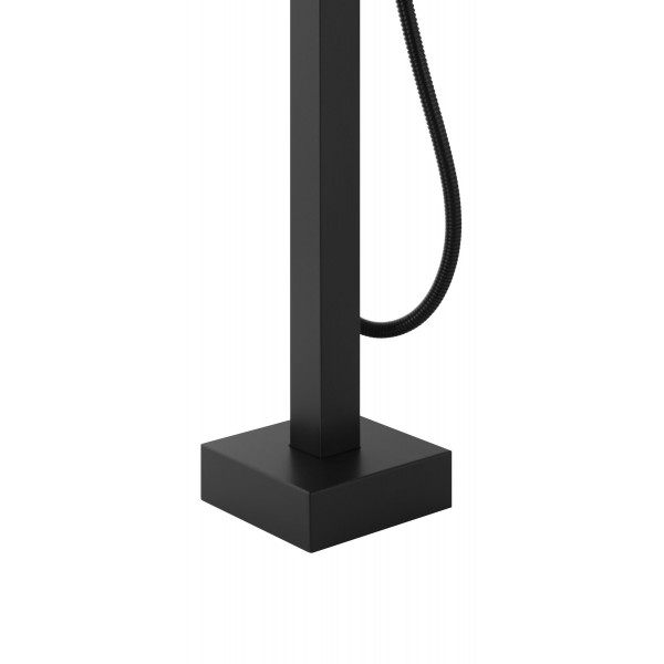 Змішувач для ванни CORSAN ANGO BLACK MATT чорний підлоговий
