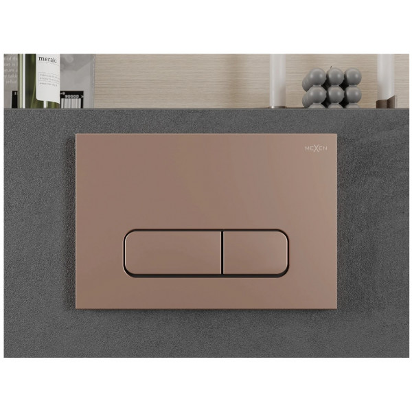 Кнопка змиву для інсталяції MEXEN FENIX 02 ROSE GOLD