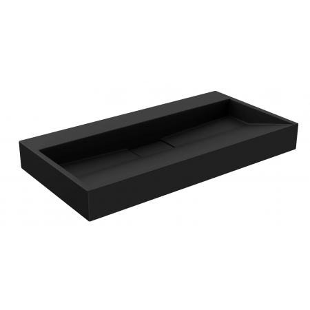 Умивальник (раковина) MEXEN AVA 90 BLACK MATT B/O накладний підвісний