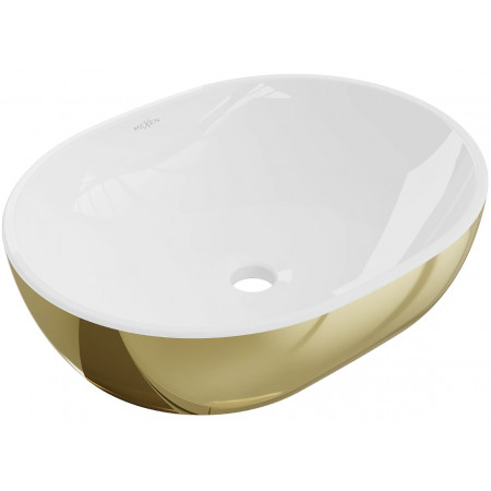 Умивальник (раковина) MEXEN VIKI GOLD WHITE накладний