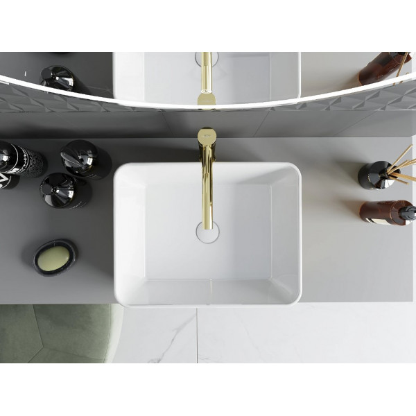 Умивальник (раковина) MEXEN CATIA GOLD WHITE накладний