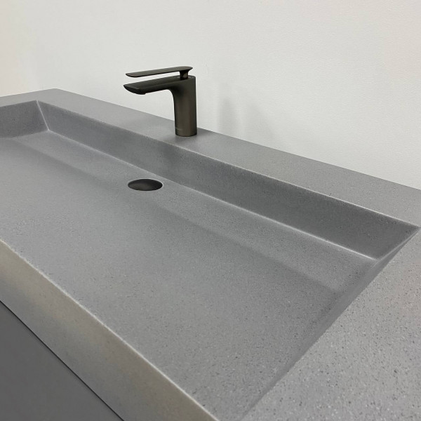 Умивальник (раковина) VBI VIESTE 120 GREY MATT накладний підвісний