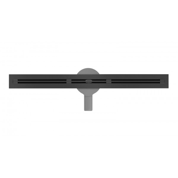 Трап для душу MEXEN FLAT 50 SUPER SLIM BLACK 360 ° чорний